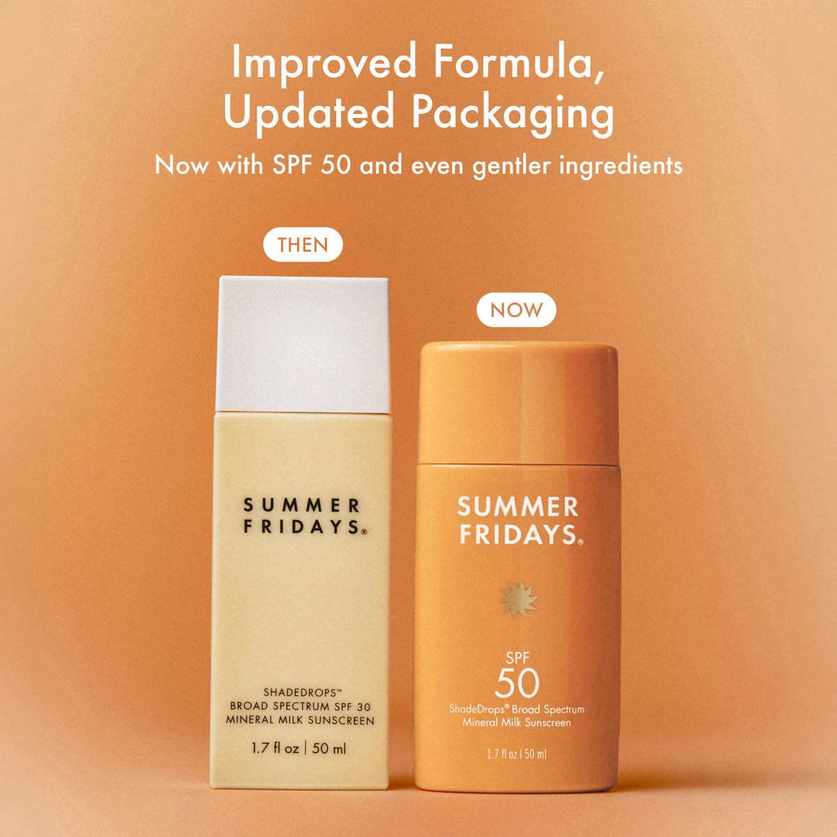ShadeDrops® Broad Spectrum SPF 50 Mineral Milk Sunscreen